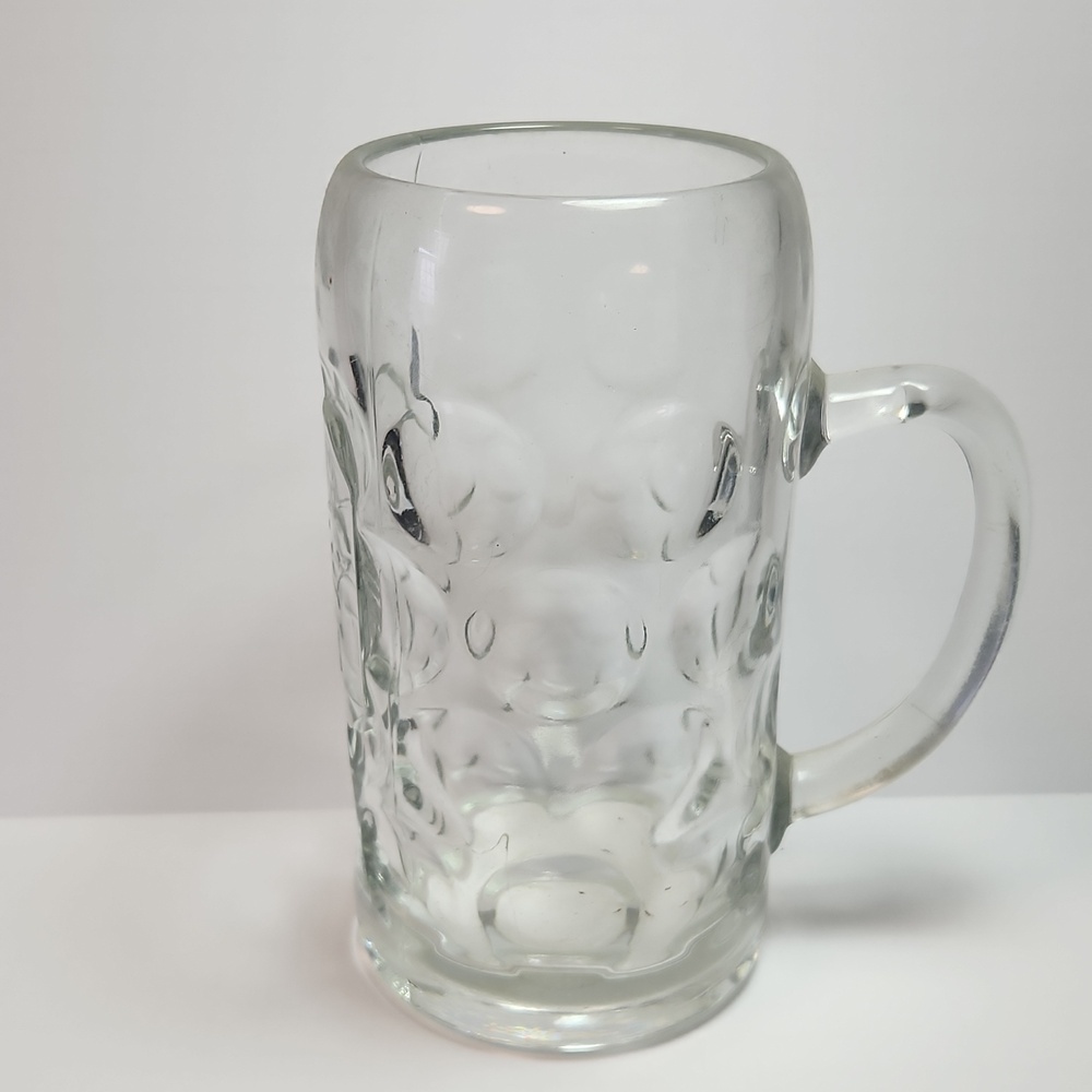 Vintage Hofbrauhaus Munchen Clear Glass Beer Stein Oktoberfest